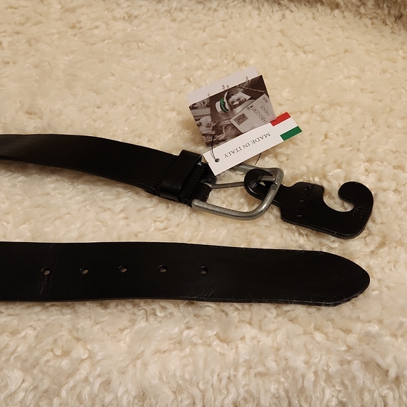 NWT Fabio Corti Leather Belt Made in Italy Sz 42 - Picture 5 of 6